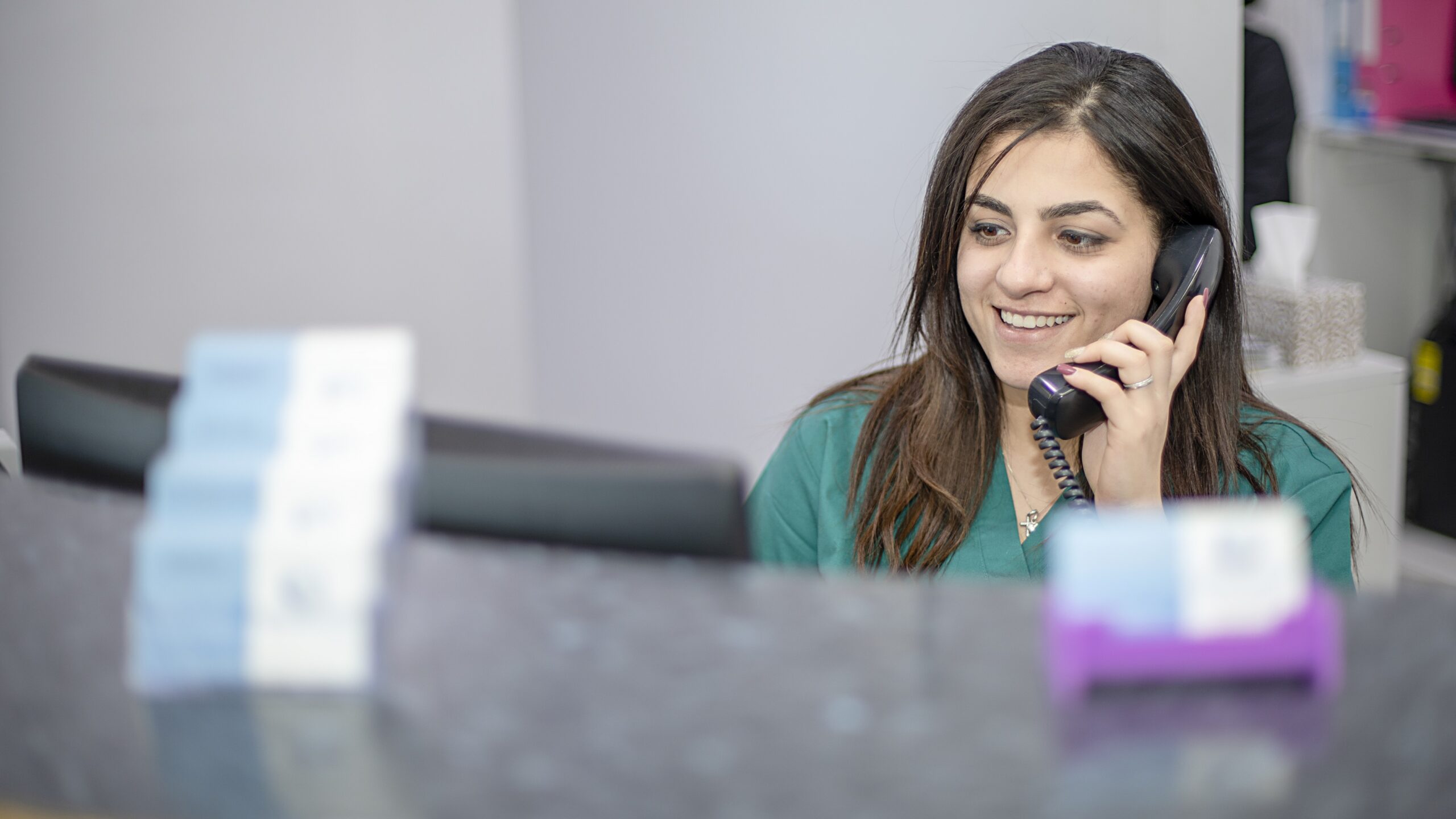 Friendly reception team at Glenmore Park Dental Services